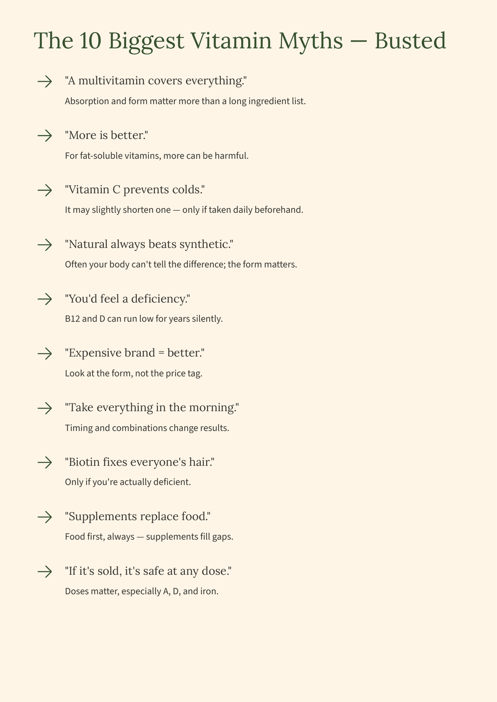 The Complete Vitamin Guide